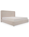 Simon - King Storage Bed - Flecked Beige