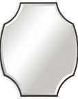 Ulalia - Scalloped Mirror - Black