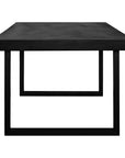 Jedrik - Outdoor Dining Table Large - Black - Concrete