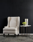 Melange - Bellis Accent Table - Gray