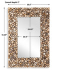 Timberwood - Rectangular Mirror - Light Brown