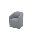 Sandy - Fabric Rolling Dining Chair - Gray