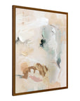 Gaia - Framed Painting - Beige