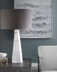 Citadel - Marble Table Lamp - White
