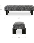 Priya - Bench - Dark Gray