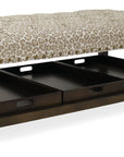 Hollis - Rectangle Tufted Tray Ottoman