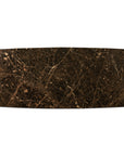 Daphne - Dining Table Large - Dark Emperador Marble / Brown