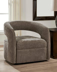 Breis - Swivel Barrel Chair - Gray