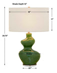 Esall - Table Lamp - Green