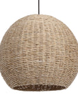 Seagrass - 1 Light Dome Pendant - Light Brown
