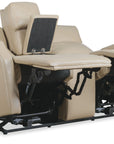 MS - Nelson Zero Gravity Power Console Loveseat With Power Headrests And Lumbar