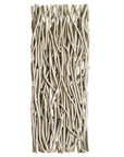 Gathered Teak - Bleached Wood Wall Decor - Beige
