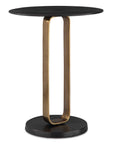Aperture - Accent Table - Brass