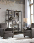 Sherwin - Industrial Etagere - Light Brown