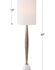 Minette - Mid-Century Buffet Lamp - White