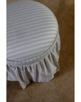 Heidi - Storage Ottoman Stripe - Beige
