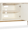 Commerce And Market - Jaiden 3-Door Credenza - Beige / Light Brown