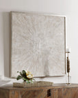 Mesmerize - Abstract Art - Pearl Silver