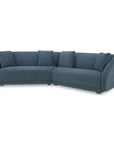 Fraser - 2 Piece Modular Sofa - Deep Blue