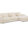 Berga - Sectional Right Stationary Sofa - White