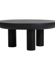 Rocca - Cement Coffee Table - Black