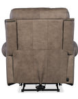 SS - Duncan Power Recliner With Power Headrest & Lumbar - Light Brown