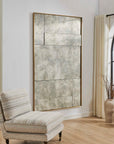 Rally - Oversized Antiqued Mirror - Brass / Gold