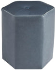 Gemma - Hexagon Ottoman, Special Order - Dark Gray