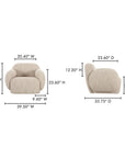 Hazel - Lounge Chair - Off White
