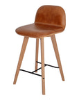 Napoli - Leather Counter Stool - Tan