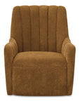 Bowie - Swivel Chair - Ochre Brown