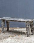 Fade To Black - Wood Bench - Black / White