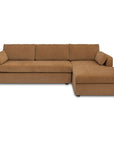 Burrow - Sleeper Sectional With Right Storage Chaise - Ginger