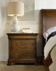 Archivist - 3-Drawer Nightstand - Dark Brown