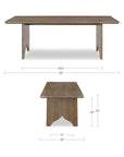 Lake - Dining Table - Brown