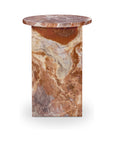 Grace - Accent Table Levante Marble - Orange