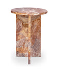 Grace - Accent Table Levante Marble - Orange