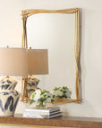 Curved Branches - Mirror - Gold