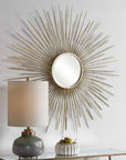 Golden - Rays Starburst Mirror - Gold