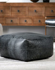 Kona - Leather Pouf
