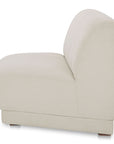 Fraser - Wedge Slipper Chair - Off White