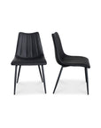 Alibi - Dining Chair (Set of 2) - Matte Black