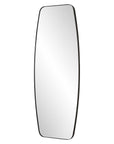 Caspian - Curved Black Dressing Mirror