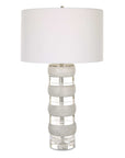 Band Together - Crystal & Wood Table Lamp