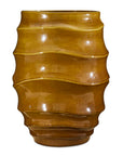 Canyon Wave - Indoor-Outdoor Earthy Planter - Brown