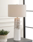 Haven - Glaze Table Lamp - White