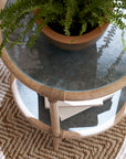 Retreat - Raffia End Table - Beige
