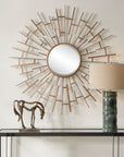 Tangled - Bronze Round Mirror