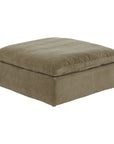 Clay - Ottoman Performance Fabric - Light Brown