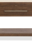 Driftwood - One-Drawer Nightstand With Stone